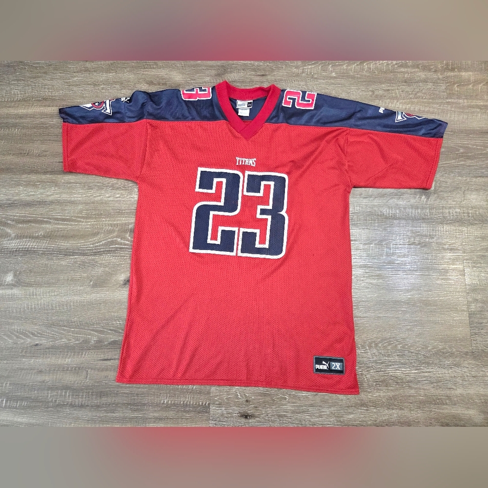 Puma Tennessee Titans Blaine Bishop #23 NFL Football Jersey Size XXL Red